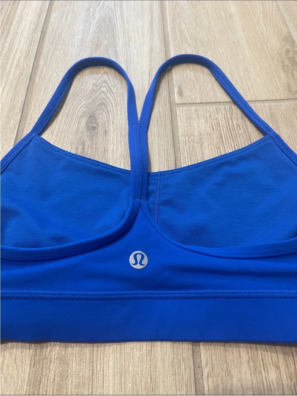 Lululemon Flow Y Bra Nulu *Light Support A-C Cups Cerulean Blue Sz 8